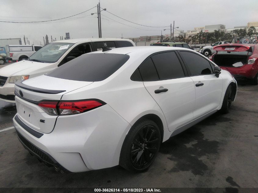 2022 TOYOTA COROLLA SE/SE NIGHTSHADE/APEX SE - 5YFS4MCE6NP101519