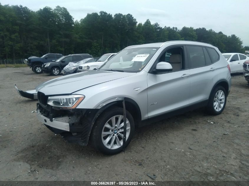 2017 BMW X3 XDRIVE28I - 5UXWX9C38H0T24923