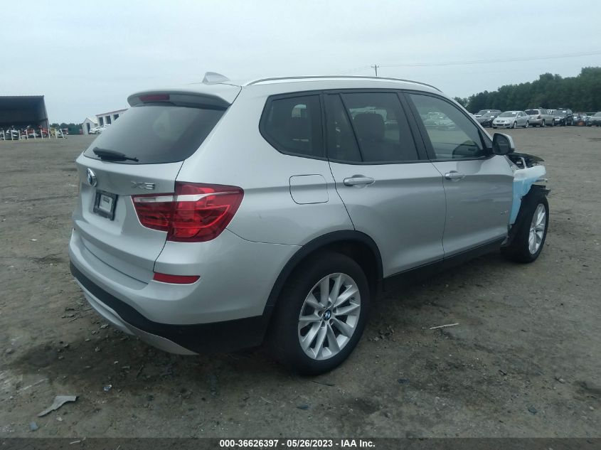 2017 BMW X3 XDRIVE28I - 5UXWX9C38H0T24923