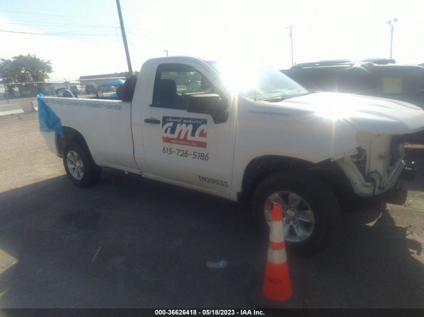 2021 CHEVROLET SILVERADO 1500 WORK TRUCK - 3GCNWAEF7MG315273