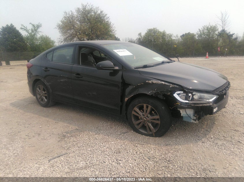 VIN 5NPD84LF0JH255219 2018 HYUNDAI ELANTRA SEL