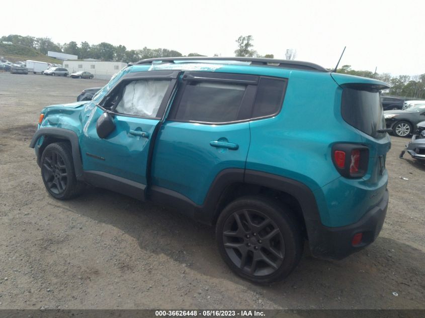 2021 JEEP RENEGADE 80TH ANNIVERSARY - ZACNJDBB5MPN14738