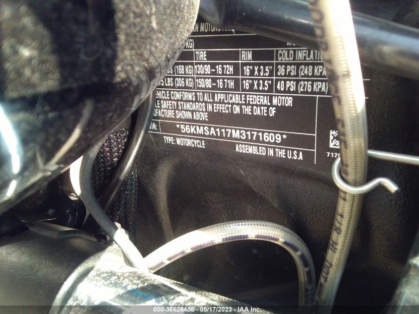2021 INDIAN MOTORCYCLE CO. SCOUT SIXTY ABS 56KMSA117M3171609