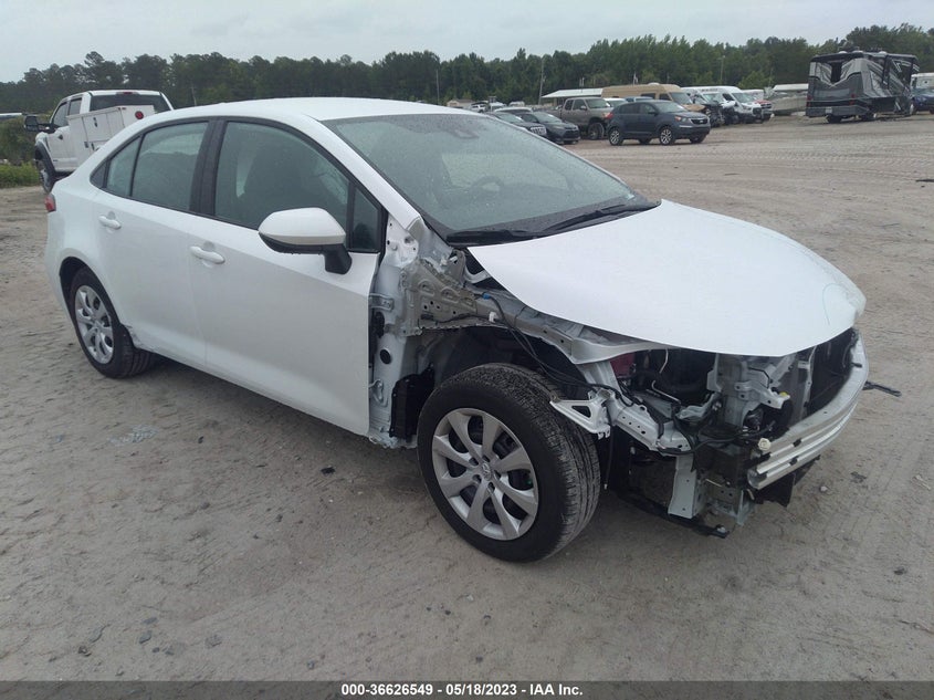 VIN 5YFEPMAE8NP387851 2022 TOYOTA COROLLA LE