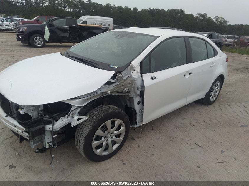 VIN 5YFEPMAE8NP387851 2022 TOYOTA COROLLA LE