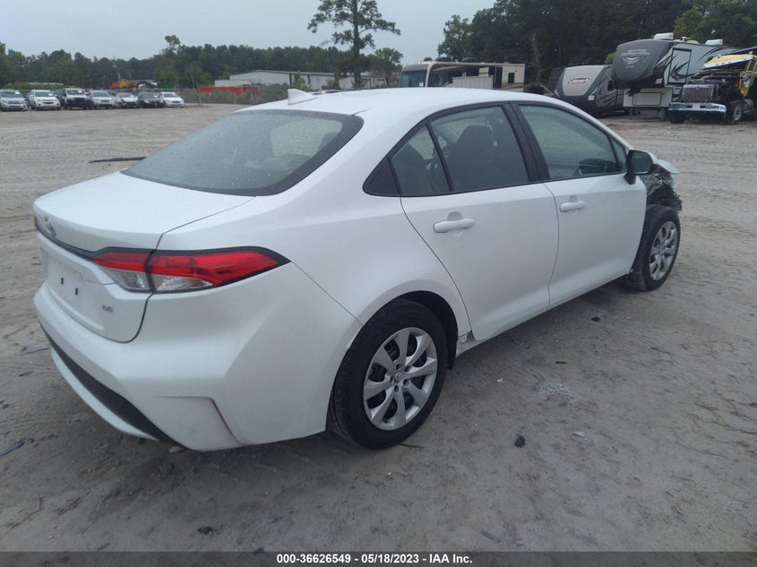 VIN 5YFEPMAE8NP387851 2022 TOYOTA COROLLA LE