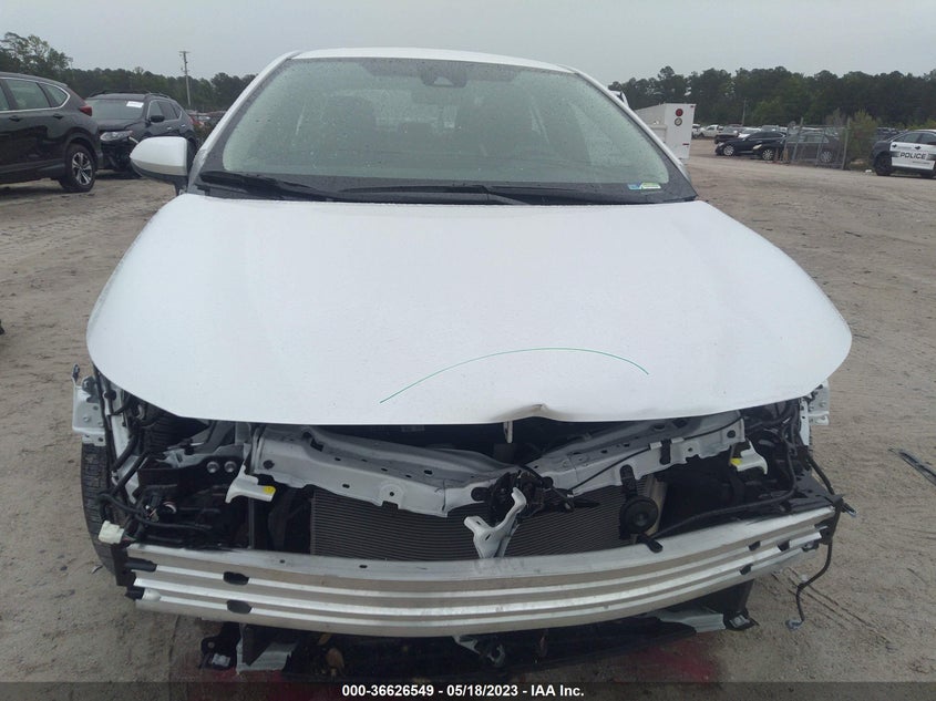 VIN 5YFEPMAE8NP387851 2022 TOYOTA COROLLA LE