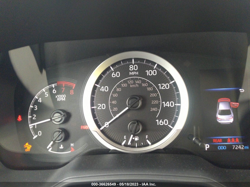 VIN 5YFEPMAE8NP387851 2022 TOYOTA COROLLA LE