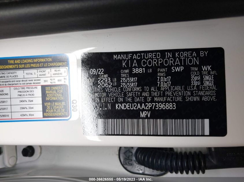 2023 KIA SELTOS S - KNDEU2AA2P7396883