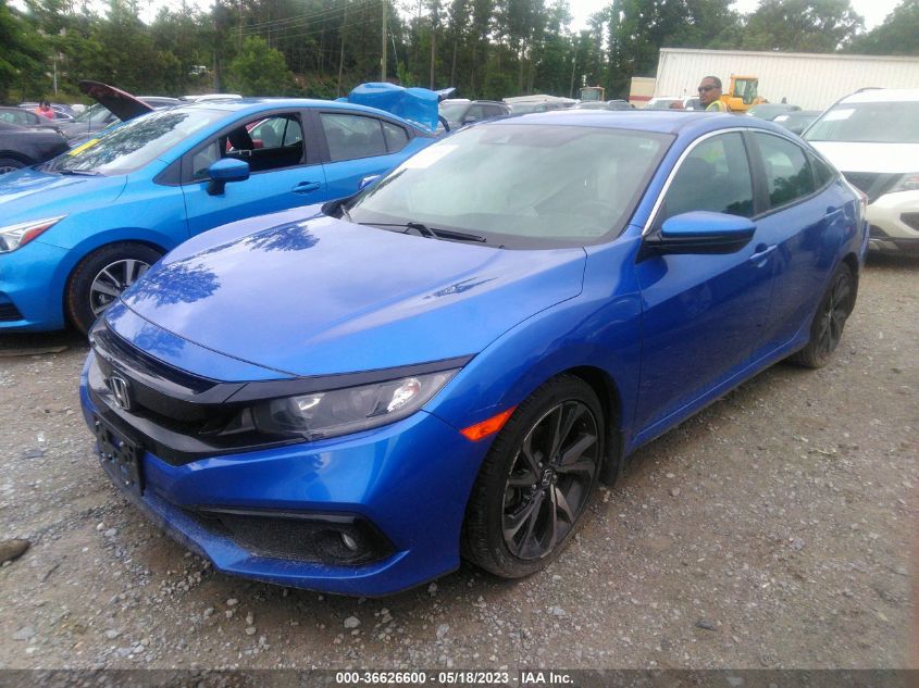 2019 HONDA CIVIC SEDAN SPORT - 19XFC2F88KE028519