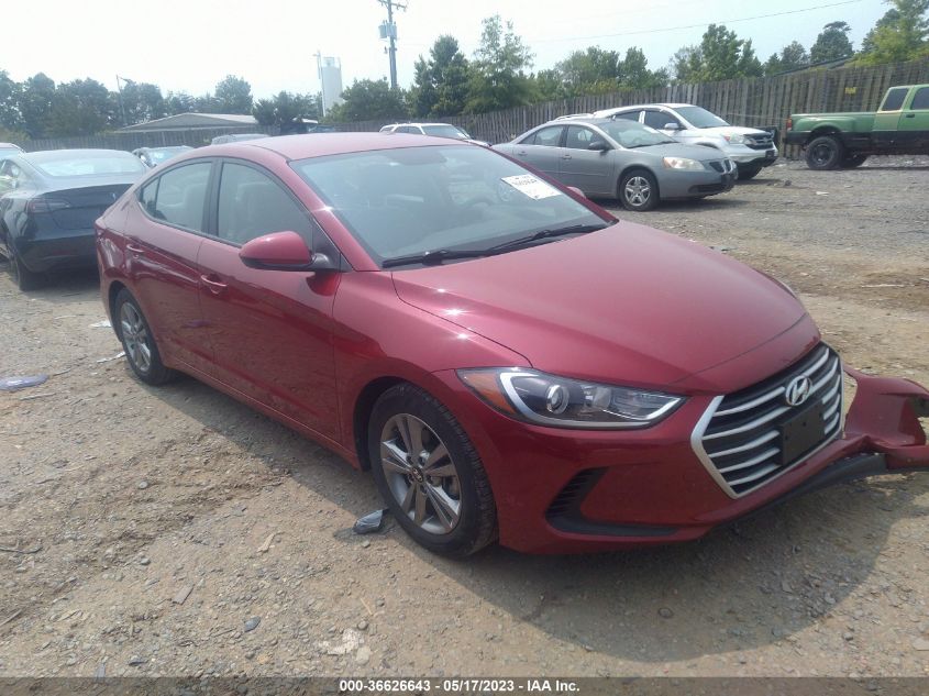 2018 HYUNDAI ELANTRA SEL - KMHD84LF1JU677288