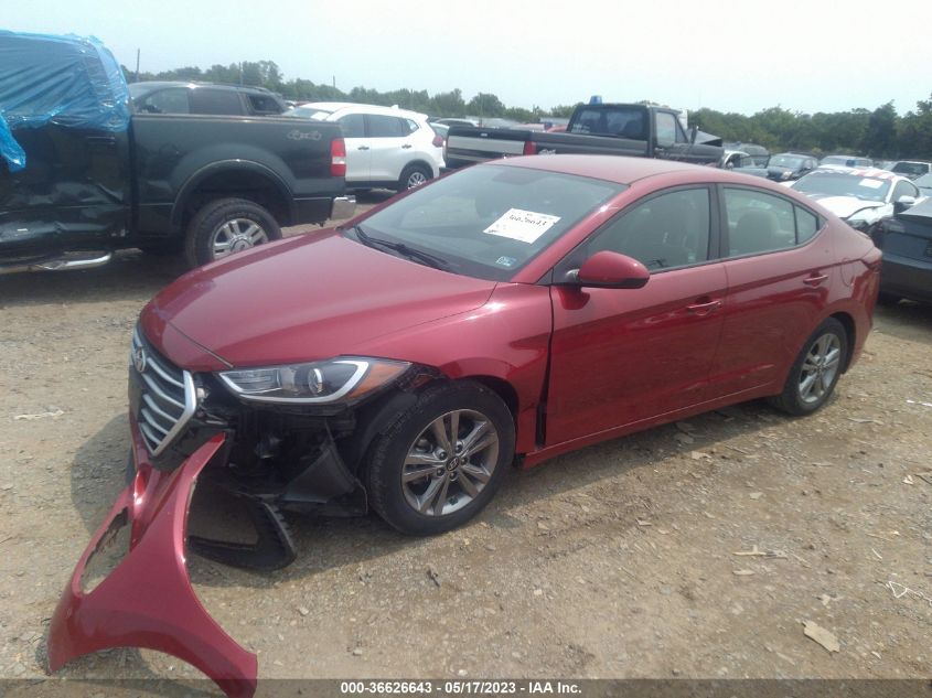 2018 HYUNDAI ELANTRA SEL - KMHD84LF1JU677288