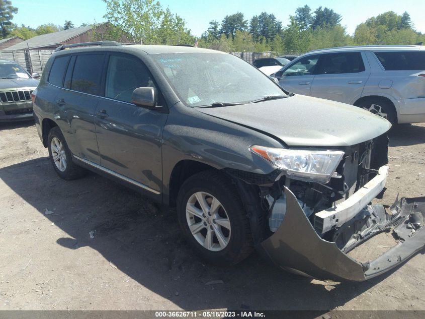 2013 TOYOTA HIGHLANDER - 5TDBK3EH1DS182698