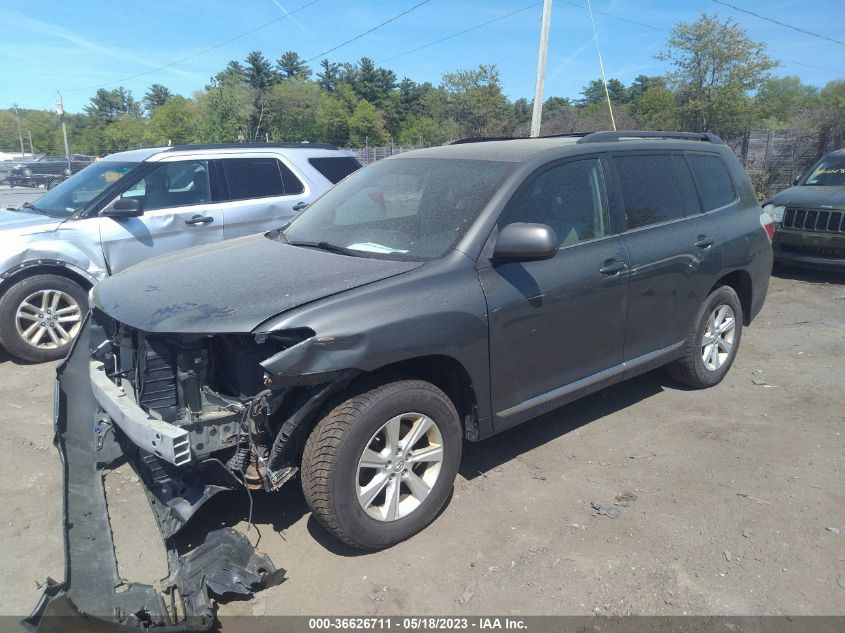 2013 TOYOTA HIGHLANDER - 5TDBK3EH1DS182698