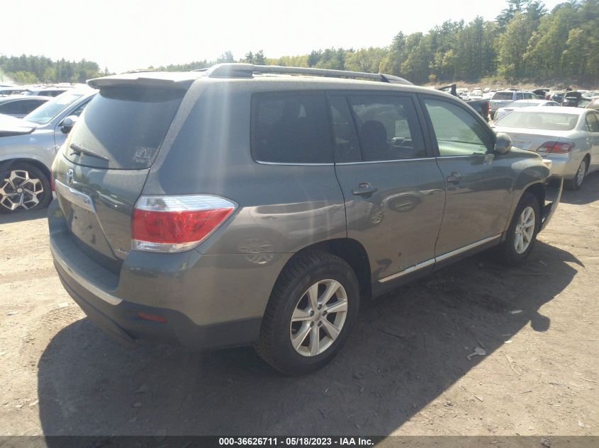 2013 TOYOTA HIGHLANDER - 5TDBK3EH1DS182698