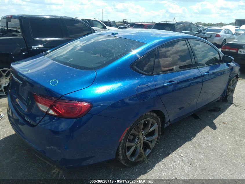 2015 CHRYSLER 200 S - 1C3CCCBG6FN525869