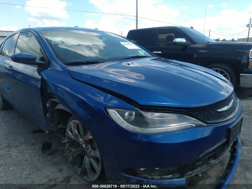 2015 CHRYSLER 200 S - 1C3CCCBG6FN525869