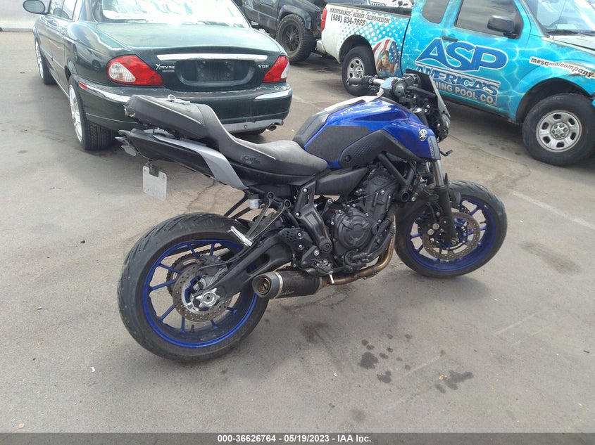 VIN JYARM32E6MA002322 2021 YAMAHA MT07