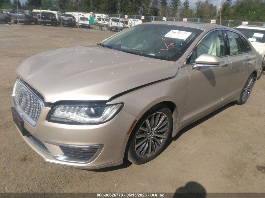 2017 LINCOLN MKZ SELECT - 3LN6L5C99HR624976