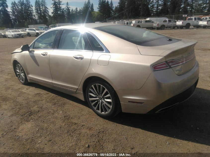 2017 LINCOLN MKZ SELECT - 3LN6L5C99HR624976