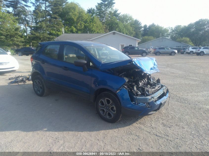 2019 FORD ECOSPORT S - MAJ6S3FLXKC281061