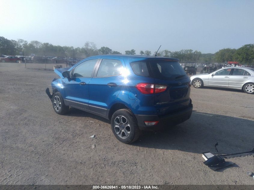 2019 FORD ECOSPORT S - MAJ6S3FLXKC281061