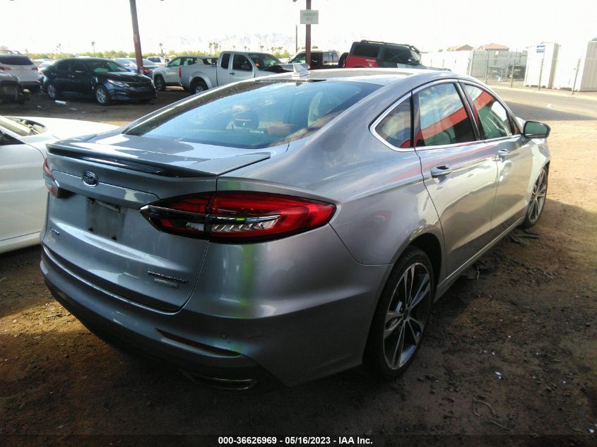 2020 FORD FUSION TITANIUM - 3FA6P0K91LR152767