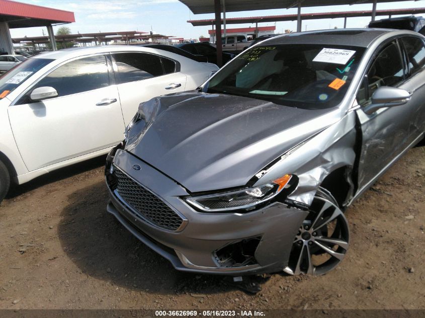 2020 FORD FUSION TITANIUM - 3FA6P0K91LR152767