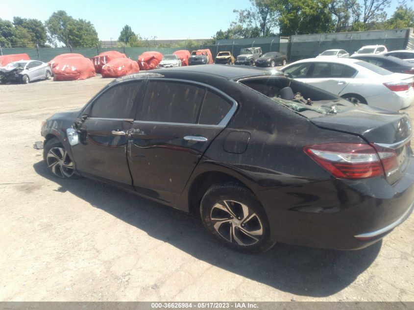 2016 HONDA ACCORD SEDAN LX - 1HGCR2F36GA083889