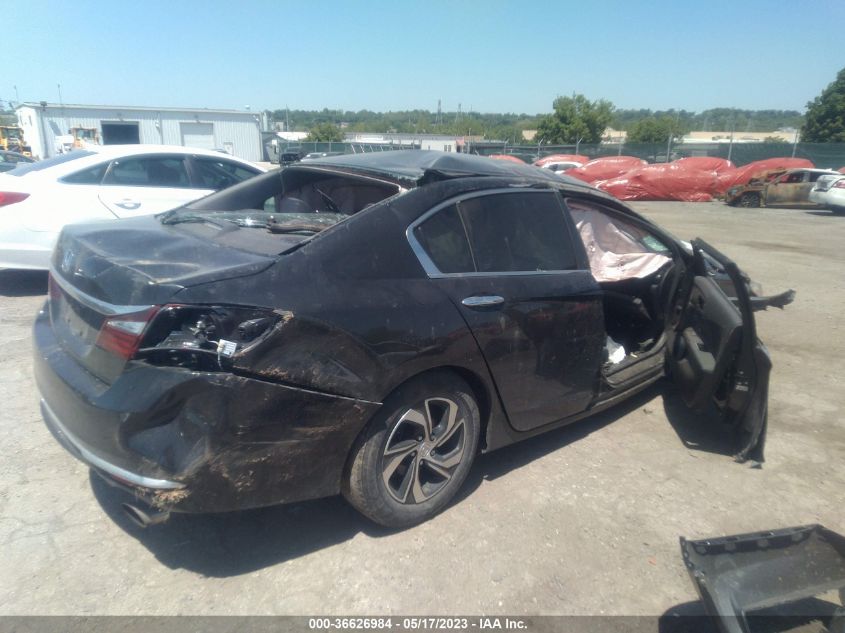 2016 HONDA ACCORD SEDAN LX - 1HGCR2F36GA083889