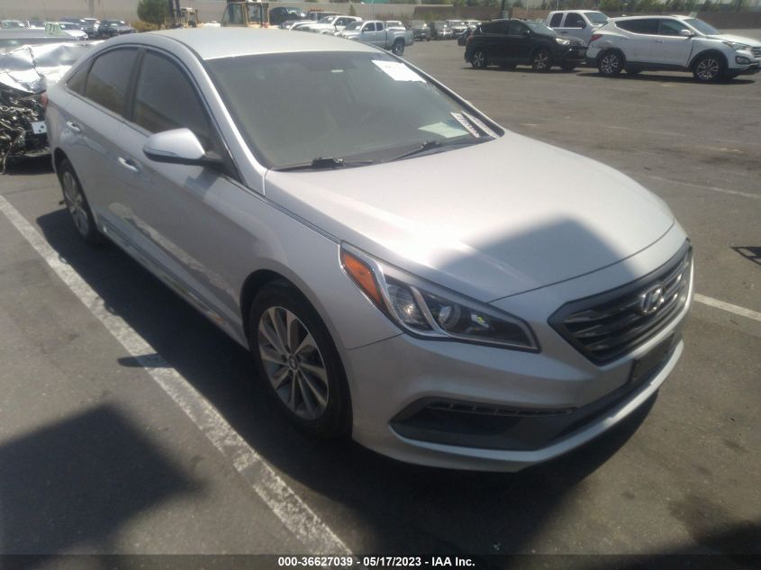 2015 HYUNDAI SONATA 2.4L SPORT - 5NPE34AF2FH118277