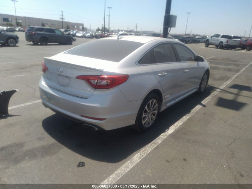 2015 HYUNDAI SONATA 2.4L SPORT - 5NPE34AF2FH118277