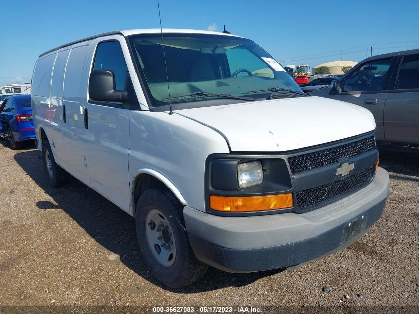 2013 CHEVROLET EXPRESS CARGO VAN - 1GCWGFFA8D1103529