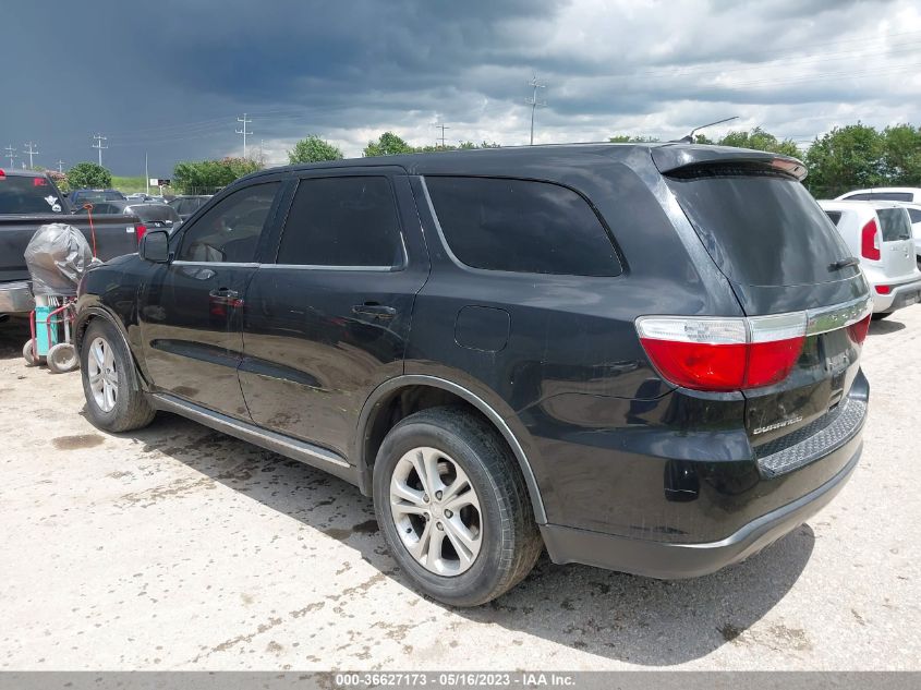 2013 DODGE DURANGO SXT - 1C4RDHAG6DC659842