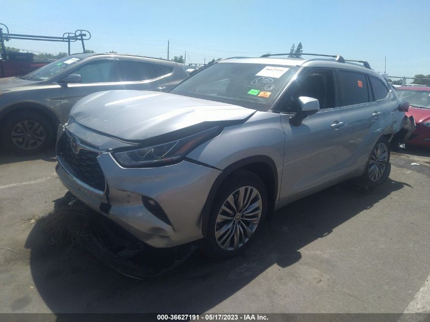 2022 TOYOTA HIGHLANDER PLATINUM - 5TDFZRBHXNS205739