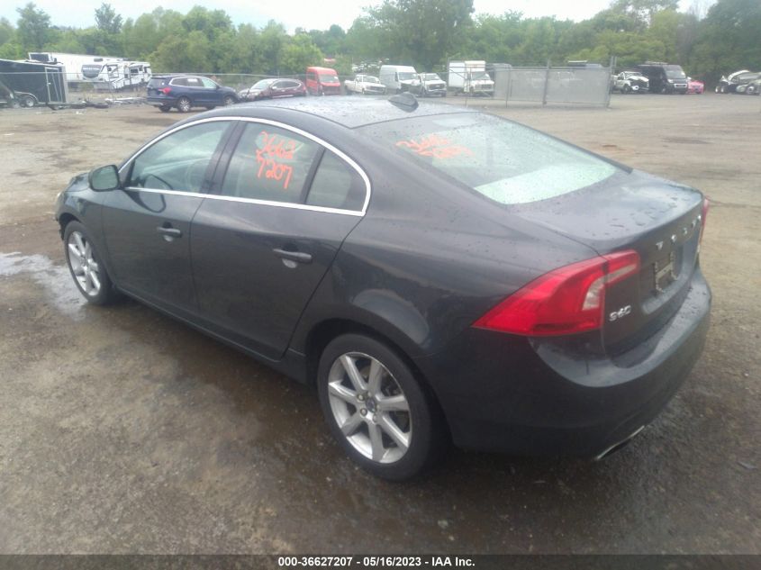 2016 VOLVO S60 T5 DRIVE-E PREMIER - YV126MFK6G2396970