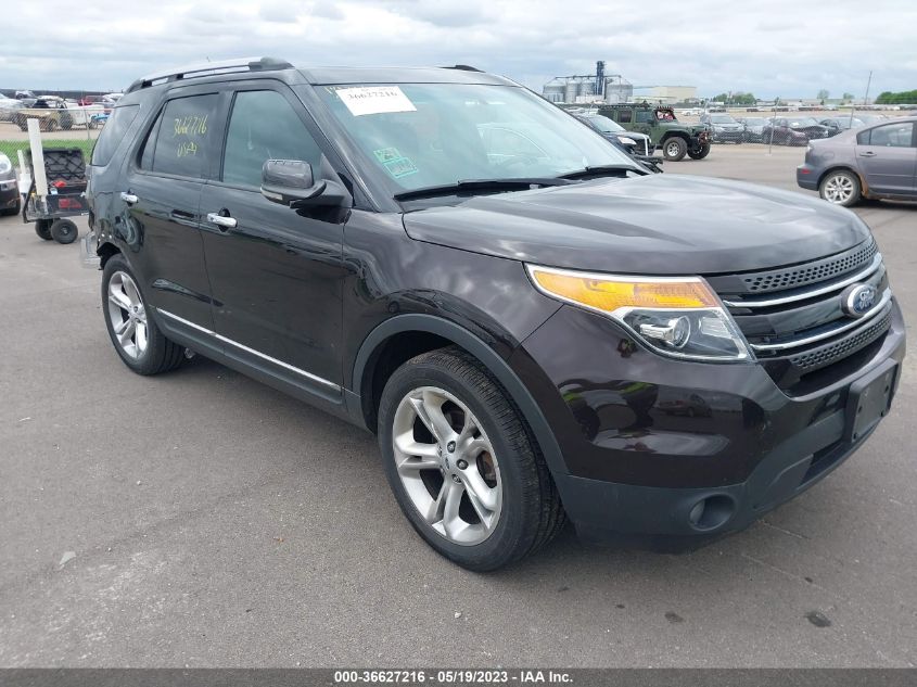 2013 FORD EXPLORER LIMITED - 1FM5K8F84DGA37833