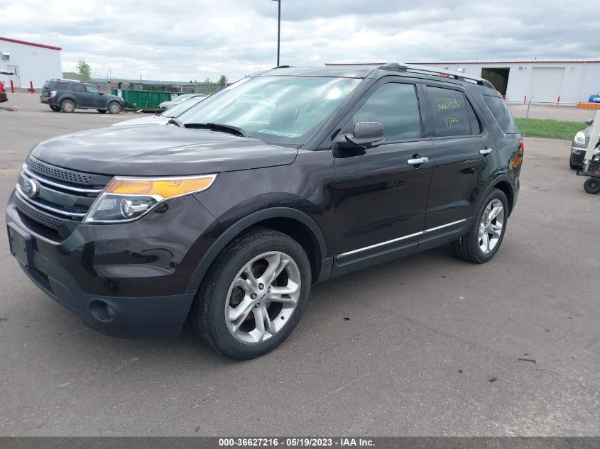2013 FORD EXPLORER LIMITED - 1FM5K8F84DGA37833