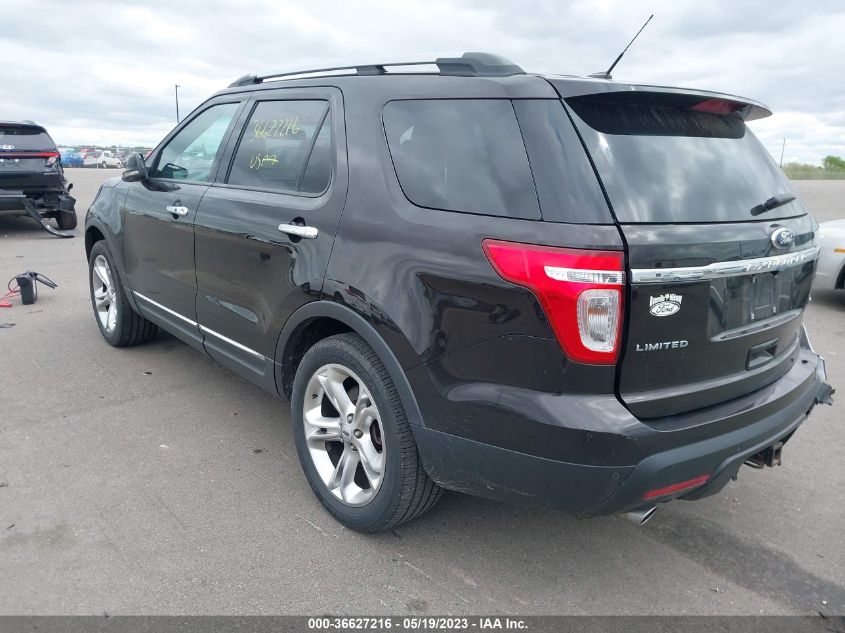 2013 FORD EXPLORER LIMITED - 1FM5K8F84DGA37833