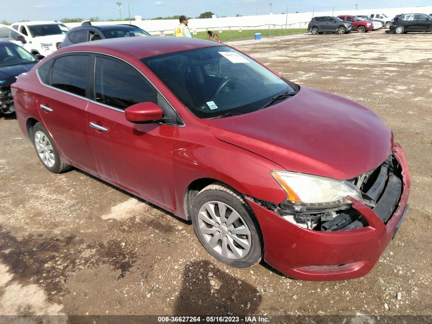 2014 NISSAN SENTRA S - 3N1AB7AP4EY261893