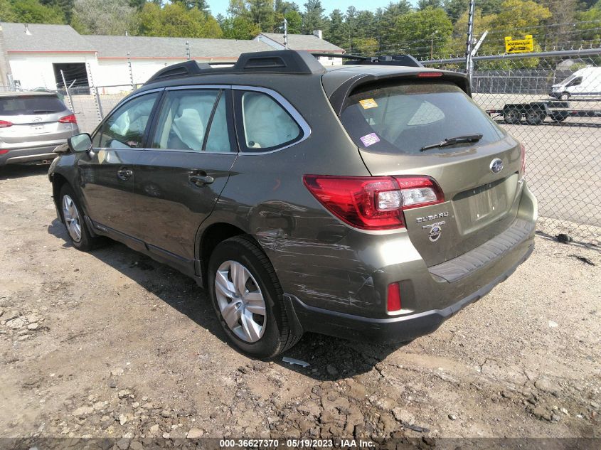 2015 SUBARU OUTBACK 2.5I - 4S4BSAACXF3319233