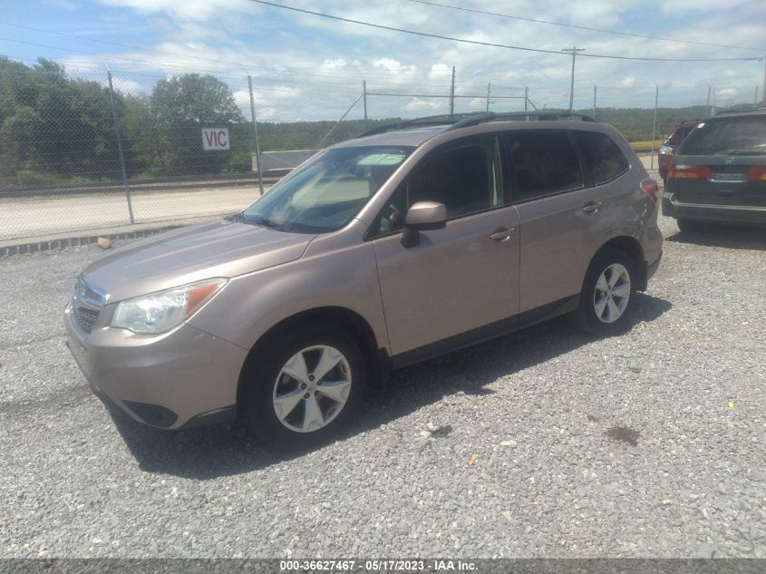 2014 SUBARU FORESTER 2.5I PREMIUM - JF2SJAEC6EH437641
