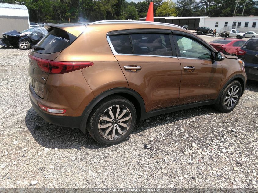 2017 KIA SPORTAGE EX - KNDPN3AC1H7214721