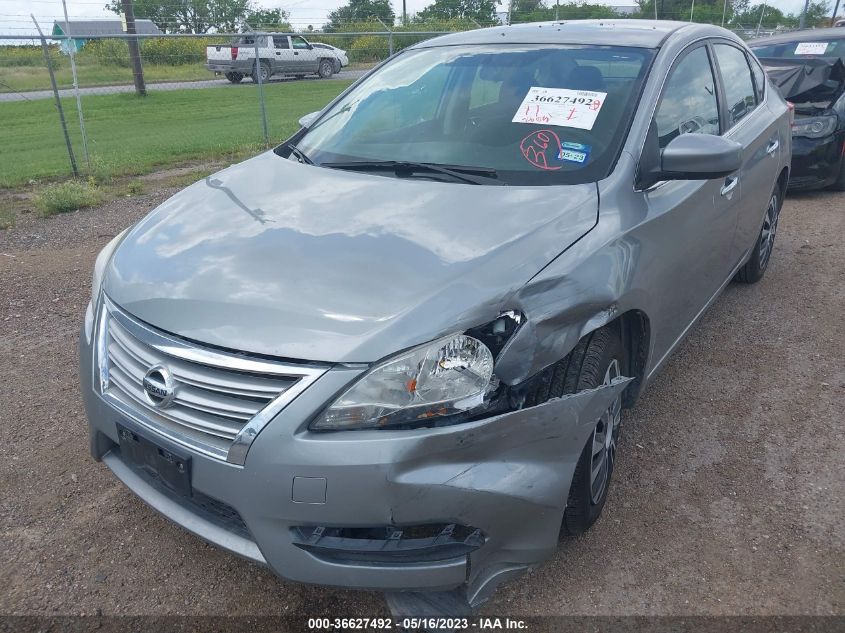 2014 NISSAN SENTRA S - 3N1AB7AP7EL684237