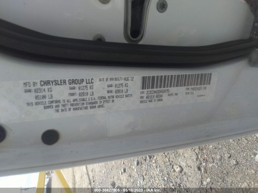 2013 CHRYSLER 300 - 2C3CCAAG9DH520791