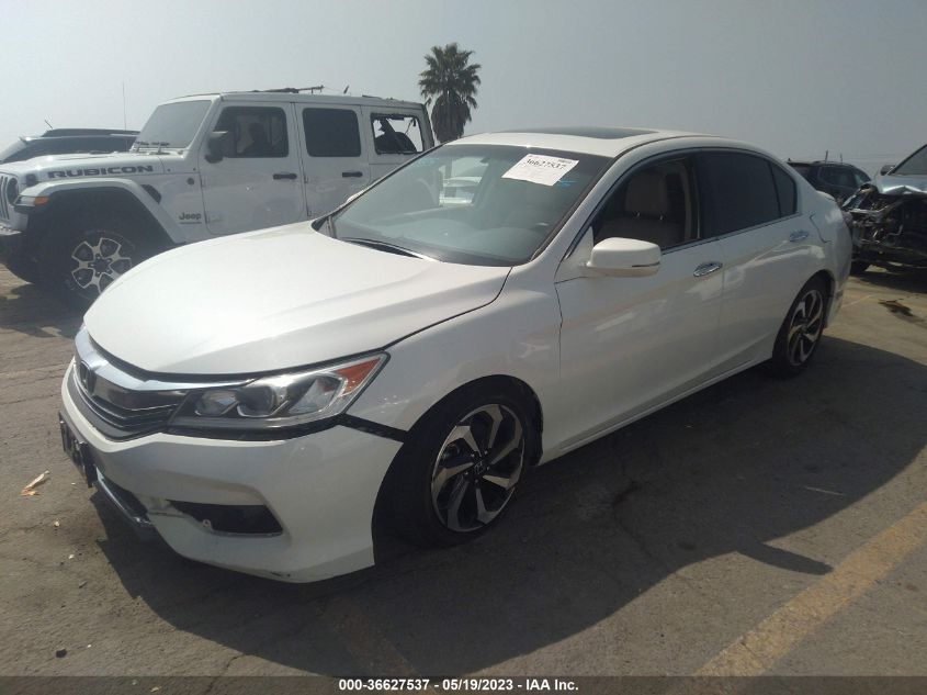 2017 HONDA ACCORD SEDAN EX-L V6 - 1HGCR3F8XHA007658
