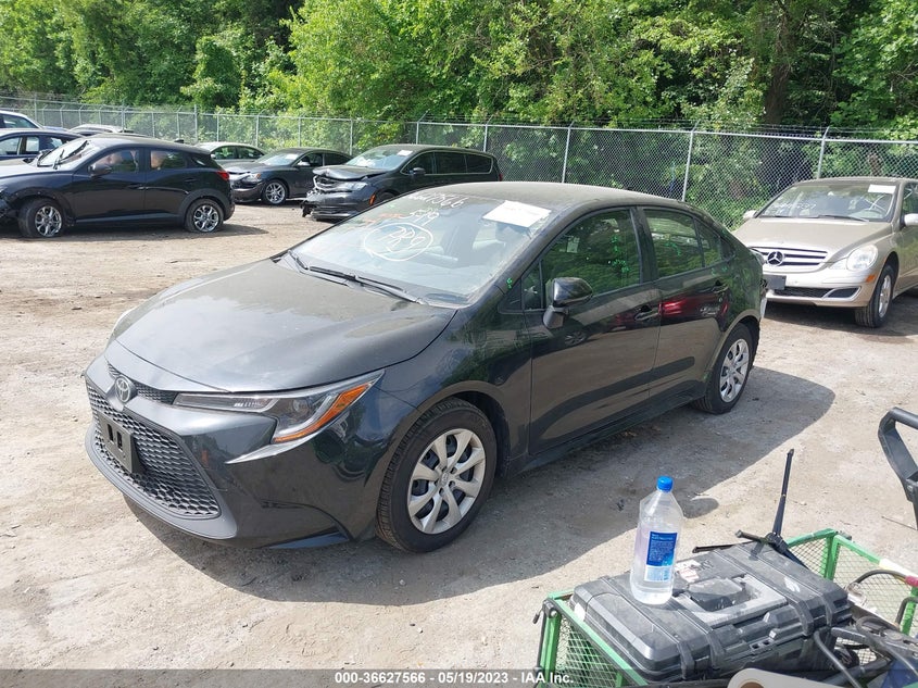 VIN JTDEPMAE3NJ210127 2022 TOYOTA COROLLA LE