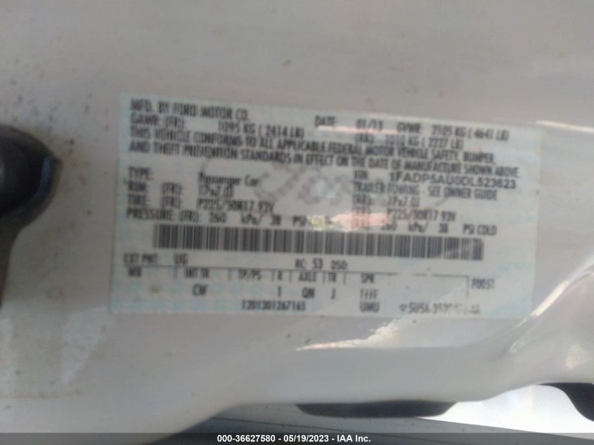 2013 FORD C-MAX HYBRID SE - 1FADP5AU0DL523623