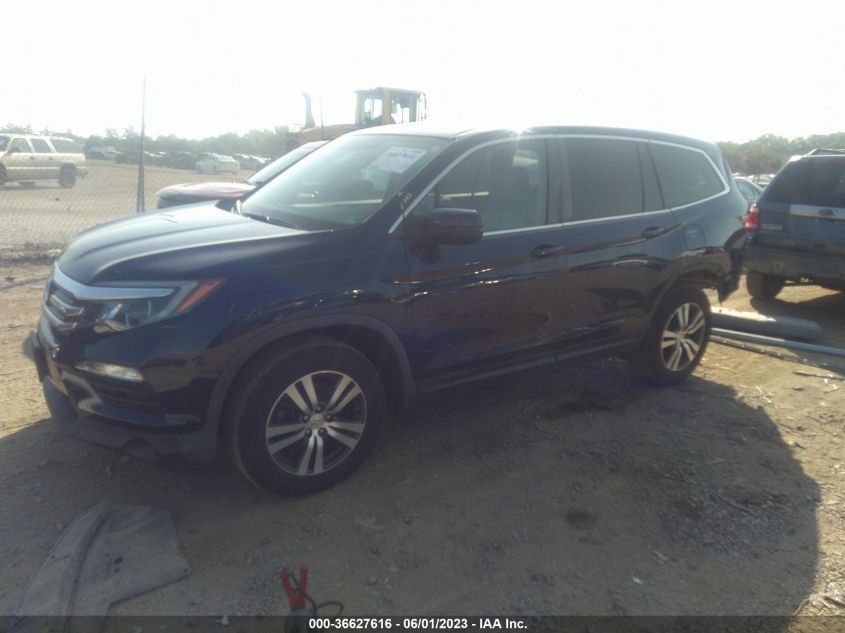 2017 HONDA PILOT EX-L - 5FNYF6H71HB012001