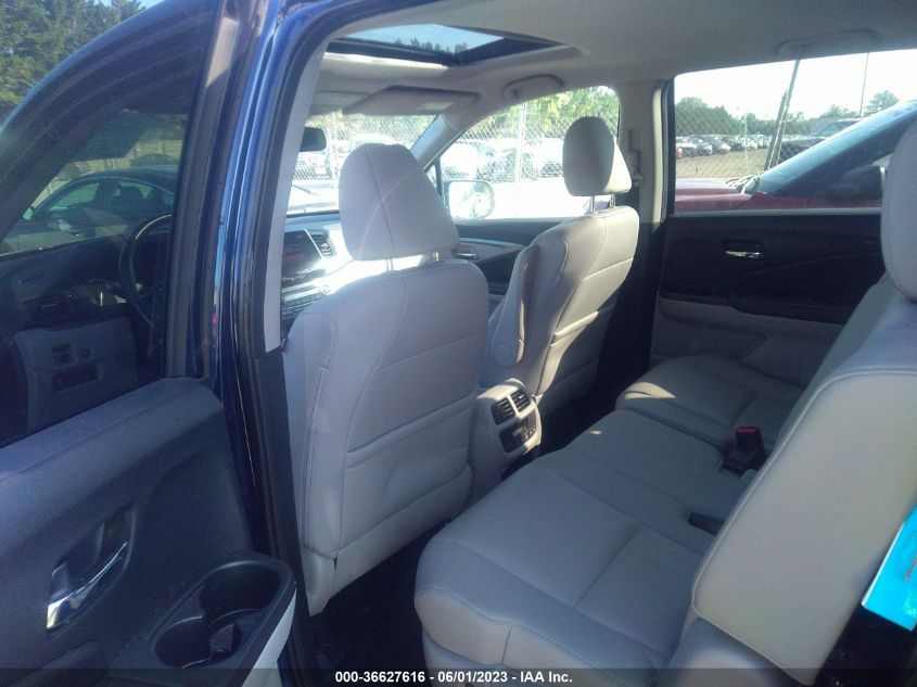2017 HONDA PILOT EX-L - 5FNYF6H71HB012001